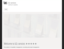 Tablet Screenshot of k2c-services.com